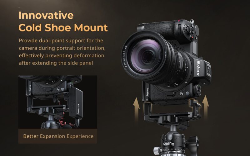SmallRig 4520 Kit Cage pentru Nikon Z 6III, Maner Superior, Clema Cablu HDMI si USB-C, Placa Arca-Swiss