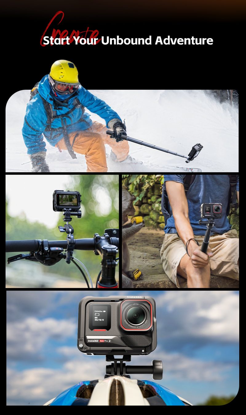 SmallRig 5000 Cage Multifunctionala Insta360 Ace Pro/Ace Pro 2, Usa Flip, Pantof Rece, Magnetic Quick Release