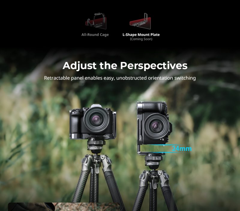 SmallRig 5187 Cage pentru Sony Alpha 1 II / Alpha 9 III, Sina HawkLock NATO, Placa Arca-Swiss, Suport Pantof Rece, Mufa QD