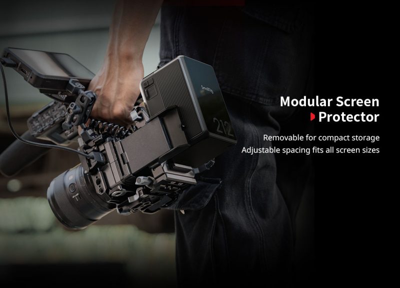 SmallRig 5228 V-Mount Battery Mount Plate, D-Tap si USB-C, Protectie LCD, Montare Rapida