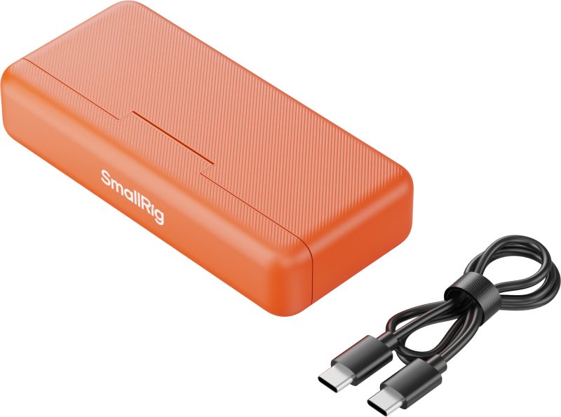 SmallRig 5922 Incarcator Baterii DJI Action 6, 3 Sloturi, Intrare 5V-12V, USB-C, Compatibil Action 5 Pro/4/3/Osmo 360