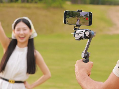 SmallRig 5508 Suport cu Amortizor pentru Filmare din Mana, Compatibil DJI Osmo Pocket 4/3, GoPro HERO13, Insta360 X5