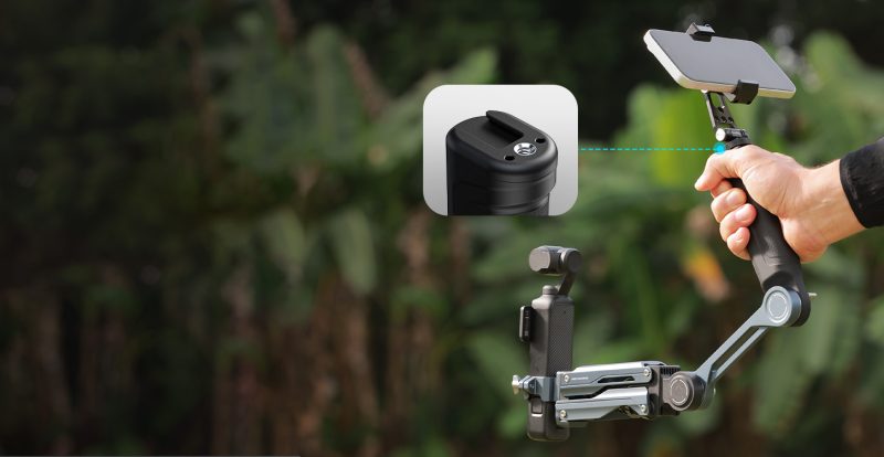 SmallRig 5508 Suport cu Amortizor pentru Filmare din Mana, Compatibil DJI Osmo Pocket 4/3, GoPro HERO13, Insta360 X5