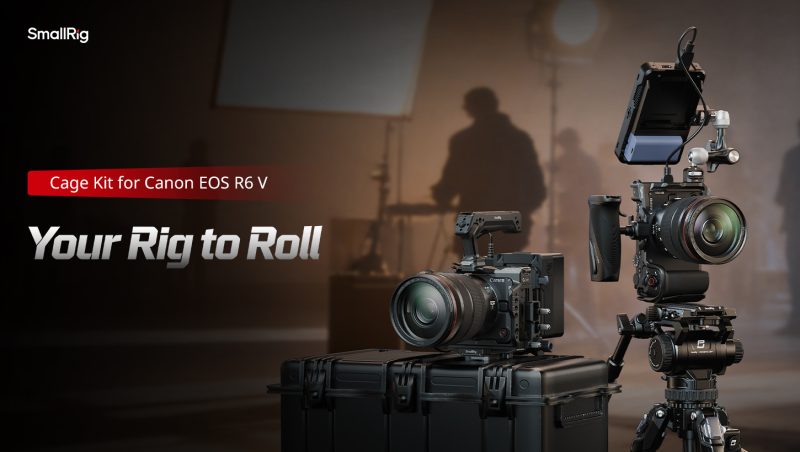 SmallRig 6379 HawkLock, Cadru cu Eliberare Rapida pentru Canon EOS R6 V, Sina NATO H21, Placa Arca-Swiss, Suport Cold Shoe
