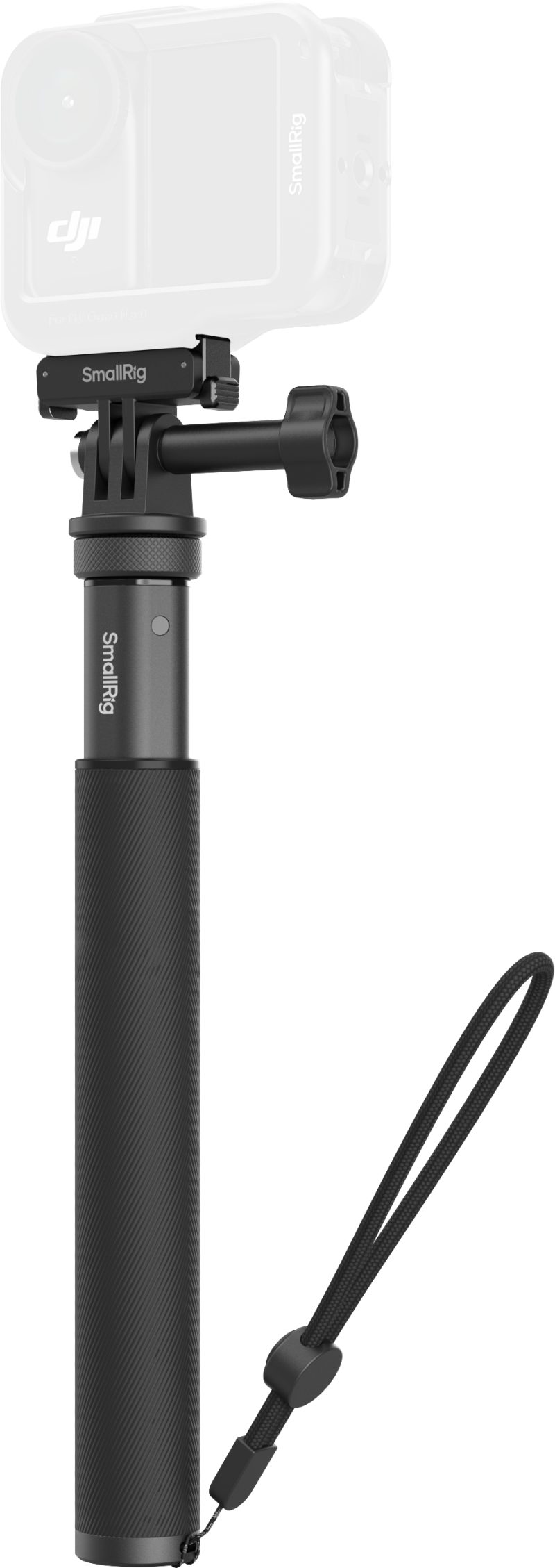 SmallRig 6362 Suport Selfie Stick, Pentru DJI Osmo Action 6/Nano, Aluminiu Aerospatial, Extensibil 95cm, Eliberare Rapida