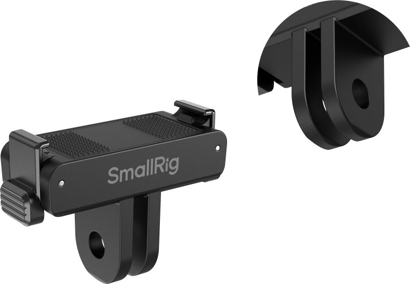 SmallRig 6362 Suport Selfie Stick, Pentru DJI Osmo Action 6/Nano, Aluminiu Aerospatial, Extensibil 95cm, Eliberare Rapida