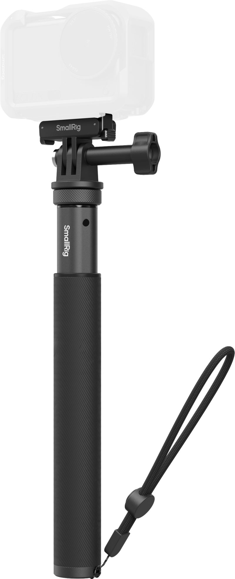 SmallRig 6362 Suport Selfie Stick, Pentru DJI Osmo Action 6/Nano, Aluminiu Aerospatial, Extensibil 95cm, Eliberare Rapida