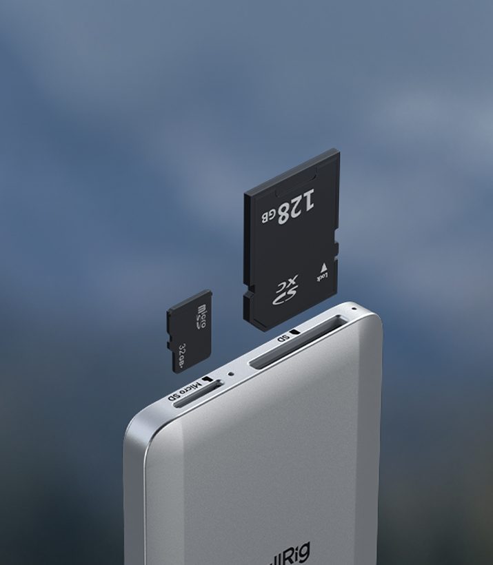 SmallRig 6293 SSD Portabil Multifunctional 2TB, Viteza 10Gbps, Sloturi SD si Micro SD, Incarcare PD 100W, Design Magnetic