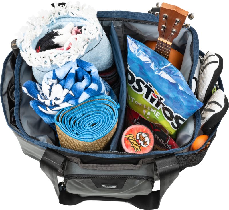 Think Tank Freeway Longhaul 50, Geanta Organizator, Gri/Bleumarin, Capacitate 50L, Deschidere Superioara, Divizor Inclus