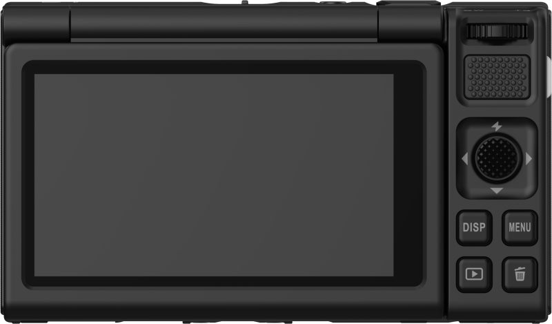 Yashica Tank Camera Digitala Compacta, Albastru, Senzor 12MP, Video 4K, Ecran Rabatabil 3.0 Inch, Zoom Digital 8x